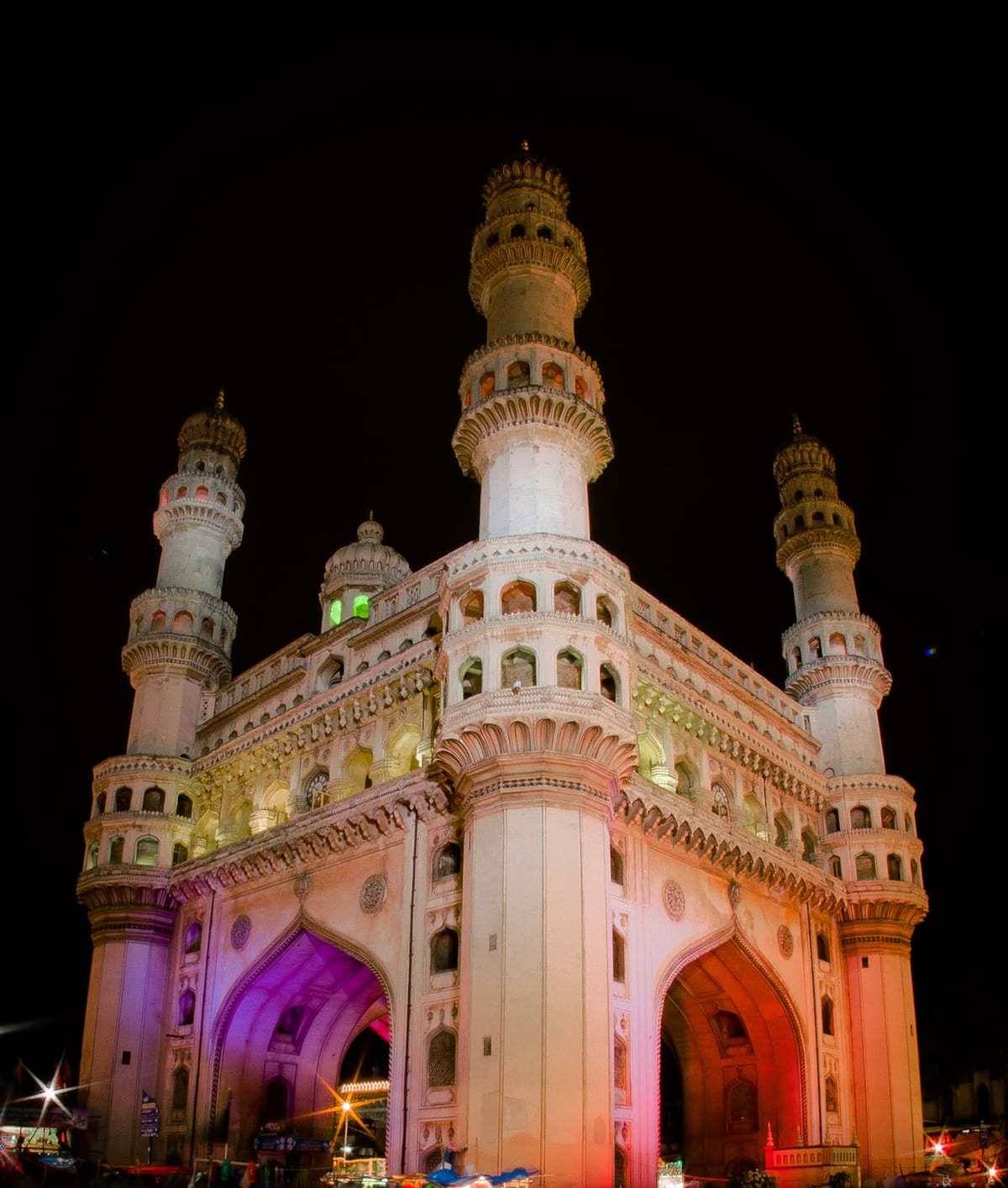 Charminar in HDR at night